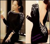 Vestido perola fashion•